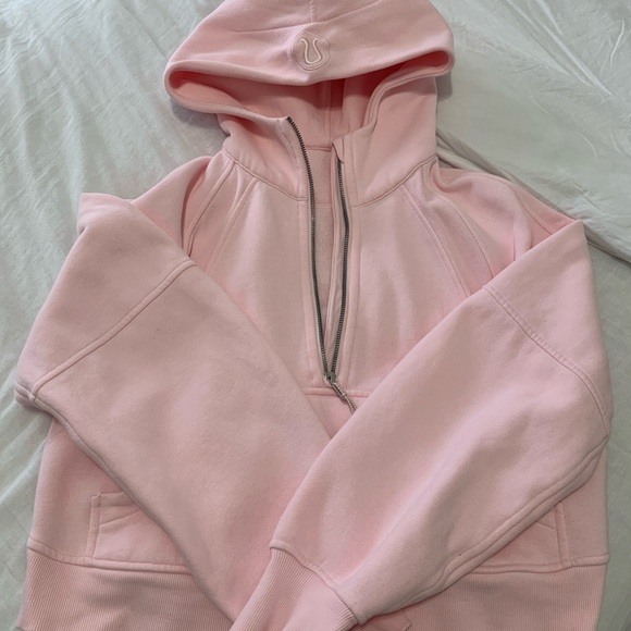 EUC Lululemon Scuba Oversized
Half-Zip Hoodie Strawberry Milkshake - Picture 2 of 3